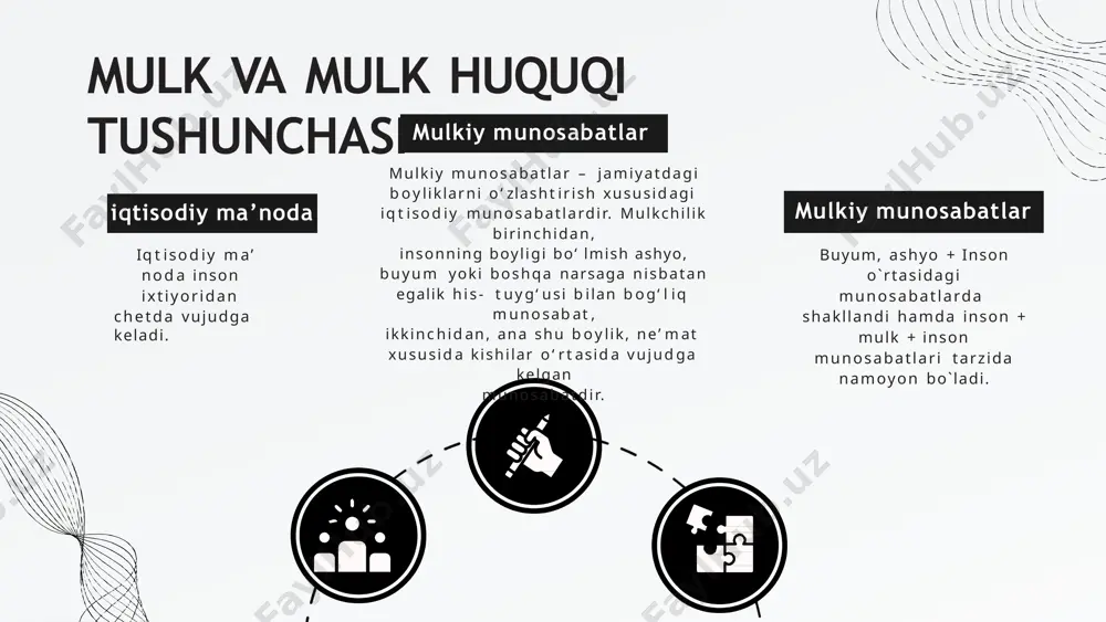 mulk va mulk huquqi tushunchasi va tamoyillari - Page 3