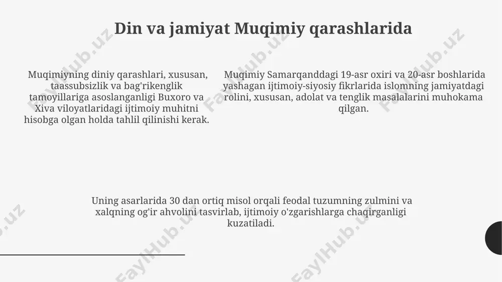 muqimiyning ijtimoiy-siyosiy qarashlari - Page 5