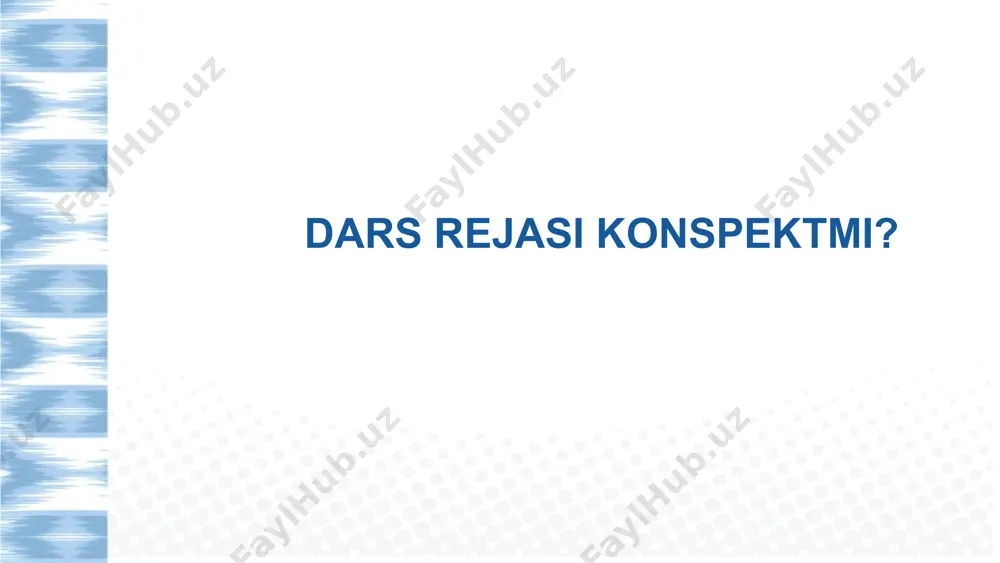 mumkin,rezystor (qarshilik) – zanjirga qarshilik beradi,kalit – zanjirni ulash yoki uzish uchun,ulovchi simlar – barcha elementlarni bir-biriga ulovchi vosita,zanjir sxemasi paneli – ulanish turlarini ko‘rsatish uchun mavzu: elektr zanjirini yig‘ish (om qonunini tekshirish) muammo holati:“yangi qurilgan maktab binosining fizik laboratoriyasida elektr simlar juda qizib ketmoqda. ushbu holatni bartaraf etish uchun muhandis qanday qaror qabul qilishi kerak?” 17 o‘quvchilarga laboratoriyada 3 xil material (mis, nikelin, temir) dan tayyorlangan o‘tkazgichlar, ampermetr, voltmetr va kuchlanish manbai beriladi. vazifa:har bir materialda bir xil kuchlanishda tok kuchini o‘lchang. qarshilikni hisoblang:r=u/i natijalarni tahlil qiling. mavzu: elektr zanjirini yig‘ish (om qonunini tekshirish) material u (v) i (a) r (om) haroratdagi o‘zgarishlar mis nikelin temir mavzu: elektr zanjirini yig‘ish (om qonunini tekshirish) topshiriq 1: real holatdagi muammoni yeching. sizga quyidagi shartlar berilgan: bino ichida 220v kuchlanishli tizim ishlatiladi. ulanayotgan qurilma 1.5 kw quvvat talab qiladi. tok kuchini hisoblang. qarshilikka ega kabel tanlang (2% gacha kuchlanish yo‘qotilishiga ruxsat beriladi). …