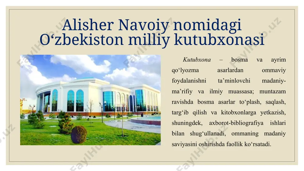 ri ham bormi? hozir bizda kiyim-kechak, oziq-ovqat bozorining xaridorlari nihoyatda serob. qachon kitob bozori gavjumlashadi? adib asqad muxtorning: “kitob – boylik. lekin sotib olingani emas, o‘qilgani”, degan iborasini qanday izohlaysiz? javoningizda qayta-qayta o‘qiydigan, sog‘inib qo‘lga oladigan kitob bormi? ayting-chi, u qaysi kitob? hozir nafaqat bolalar, balki ularning ota-onalari ham kitob o‘qimayotganligi haqidagi tashvishli fikrlarga qanday qaraysiz? ularni kitobga qaytarishning yo‘li bormi? agar o‘zbek adabiyoti bo‘yicha “oltin javon” tuzilib, unga 10ta kitob kiritish zarurati tug‘ilsa, qaysi kitoblarni kiritgan bo‘lardingiz? shu kunlarda qanday kitob o‘qiyapsiz? kitobxonlarga qaysi va qanday kitoblarni o‘qishni tavsiya qilasiz? image2.jpg image3.jpg image4.jpeg image5.png image6.png image10.jpeg /docprops/thumbnail.jpeg