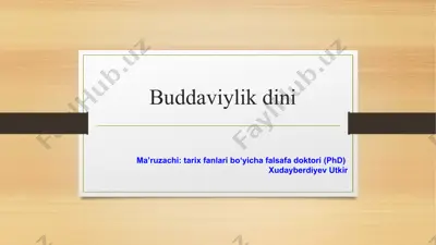 buddaviylik — PPTX