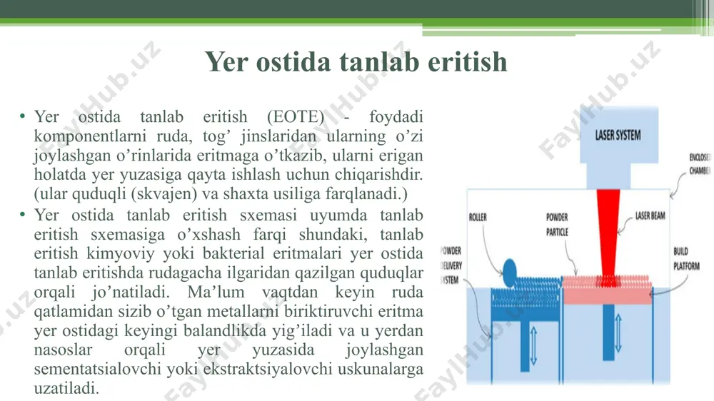 misni yer osti – kimyoviy va bakterial kimyoviy tanlab eritish - Page 4