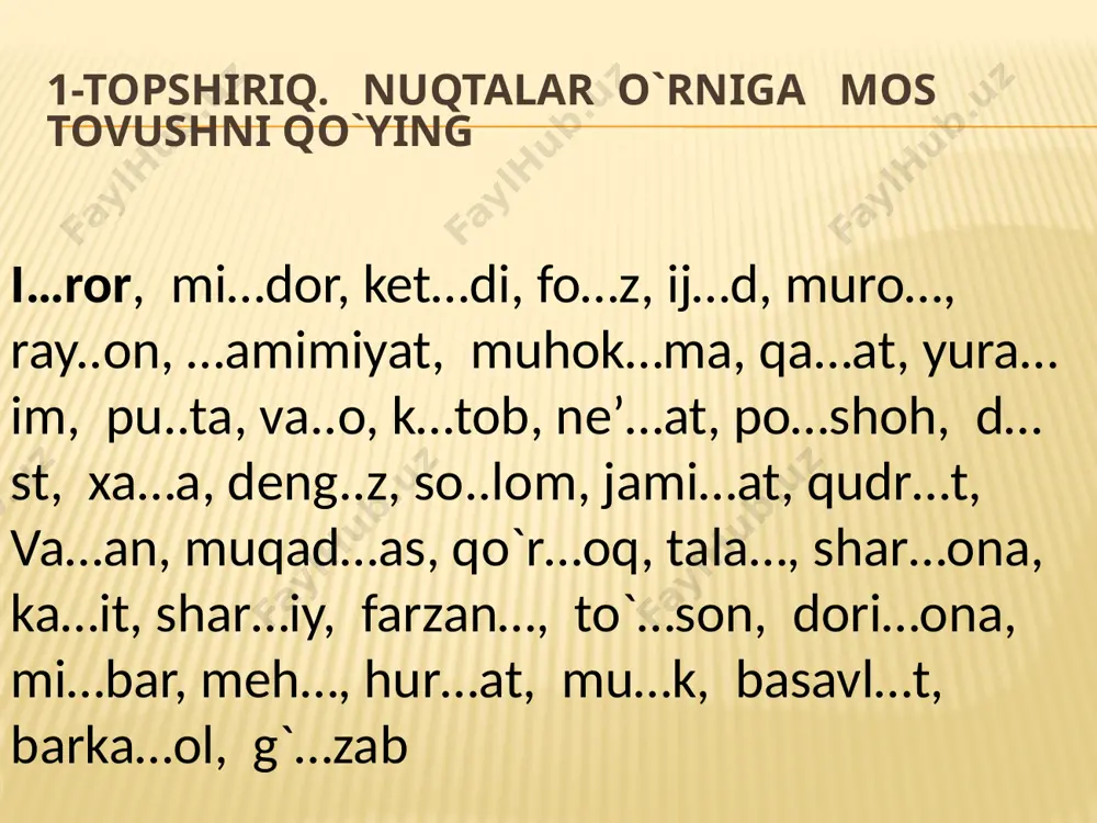 mustahkamlash darsi (dars ishlanma) - Page 5
