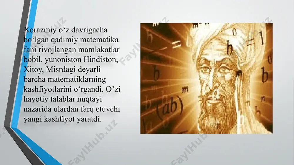 muso al-xorazmiyning didaktik g’oyalari - Page 4