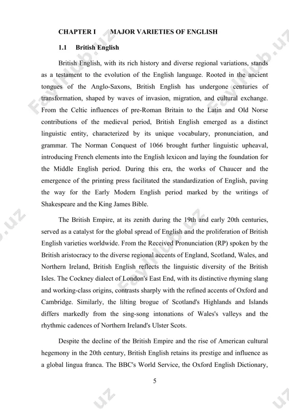 spite the decline of the british empire and the rise of american cultural hegemony in the 20th century, british english retains its prestige and influence as a global lingua franca. the bbc's world service, the oxford english dictionary, and the cambridge english exams continue to promote british english as a standard of linguistic excellence and cultural heritage. moreover, the enduring popularity of british literature, theater, and music ensures that british english remains a source of fascination and admiration for english learners worldwide. contemporary british english reflects the multiculturalism and diversity of modern britain, with an influx of loanwords from immigrant communities and the globalized lexicon of the internet age. the vibrant street slang of london's multicultural boroughs, the punjabi-inflected patois of birmingham's south asian diaspora, and the multilingual jargon of tech-savvy millennials all contribute to the ever-evolving tapestry of british english. moreover, regional accents and dialects continue to thrive, serving …