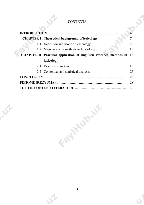 understanding various approaches such as descriptive, historical, comparative, and contextual methods used in the study of vocabulary. to analyze the application of these methods in practical lexicographical work – exploring how these methods contribute to the creation and refinement of dictionaries and other linguistic resources. to investigate the role of linguistic research methods in capturing language change – examining how research techniques help track changes in word meanings, usage, and lexical development over time. to highlight the importance of modern tools and technologies in lexicological research – evaluating how contemporary methods, including digital analysis and statistical approaches, enhance the study of vocabulary. to outline the relevance of these methods in educational and applied linguistics contexts – demonstrating how these research techniques impact language teaching, language policy, and information retrieval systems. the object of this paper is the methods of linguistic research in lexicology, focusing on the systematic study and analysis …