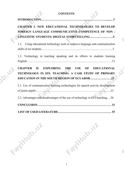 educational technologies for developing foreign language communicative competence — DOCX
