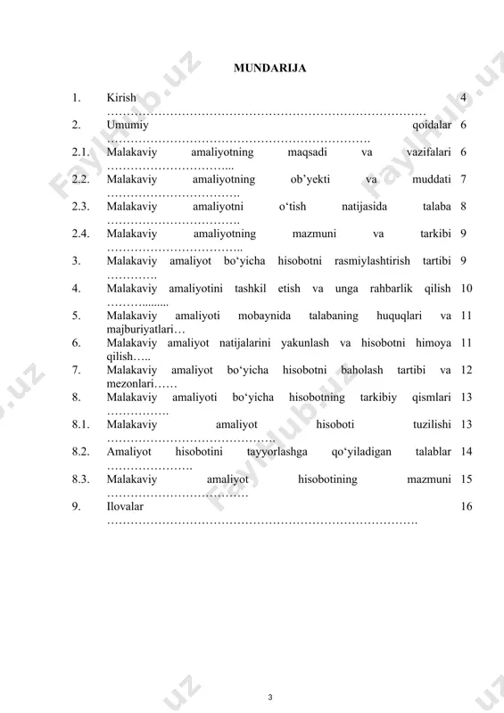 ida ham erishishga imkoniyatlar mavjudligi amalda o‘z tasdig’ini topmoqda. qolaversa, o‘zbekiston respublikasi prezidentining 2017-yil 27 iyuldagi “oliy ma’lumotli mutaxassislar tayyorlash sifatini oshirishda iqtisodiyot sohalari va tarmoqlarining ishtirokini yanada kengaytirish chora-tadbirlari to‘g’risida”gi pq-3151-sonli qarorida respublikamiz hududlarini ijtimoiy-iqtisodiy rivojlantirish uchun zamon talablariga javob beradigan yuqori malakali kadrlarni o‘z vaqtida zarur ixtisosliklar bo‘yicha iqtisodiyot sohalari va tarmoqlari ehtiyojidan kelib chiqqan holda tayyorlash, oliy ta’lim mazmunini bevosita korxonalar, muassasalardagi texnika, texnologiya, ishlab chiqarish munosabatlariga hamda istiqbolli rivojlanish dasturlariga muvofiq shakllantirish, kadrlarni egallagan kasbi va mutaxassisligi bo‘yicha ishga joylashtirishga doir qator dolzarb masalalar to‘liq yechimini topmaganligi sababli oliy ta’lim muassasalarida malakaviy amaliyotlarni sifatli va mazmunli qilib o‘tkazish, korxona va tashkilotlar bilan hamkorlik aloqalarini o‘rnatish, nazariya va amaliyot yaxlitligini ta’minlash, talabalarning malakaviy amaliyotlarini korxona va tashkilotlarda o‘tkazishni samarali tashkil etish, ilmiy ishlarni hamkorlikda bajarish va boshqa ishlarni yo‘lga qo‘yish asosiy maqsad hisoblanadi. bugungi kunda mutaxassis kadrlarni tayyorlash, ta’lim va bilim berish tizimi, jamiyatimizdagi amalga oshirilayotgan isloxatlarni …