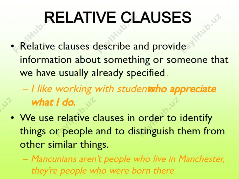 relative clauses - Page 2