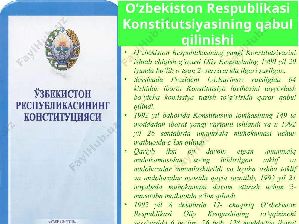 o‘zbekiston respublikasining tashkil topishi va uning tarixiy ahamiyati - Page 5