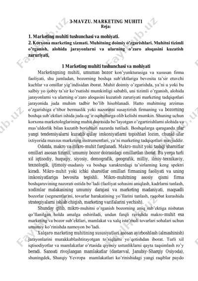 marketing muhiti — PDF