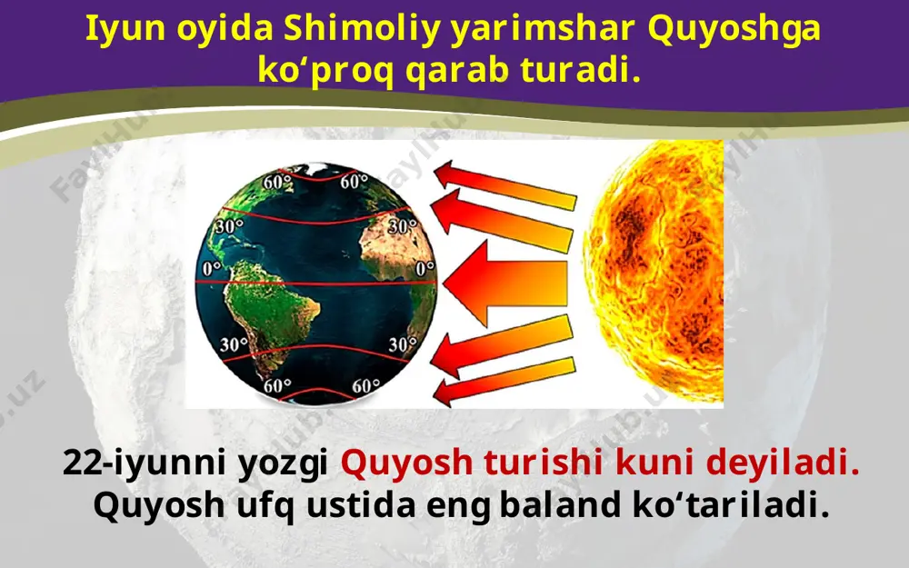 yerning quyosh atrofida aylanishi 5 -sinf - Page 5