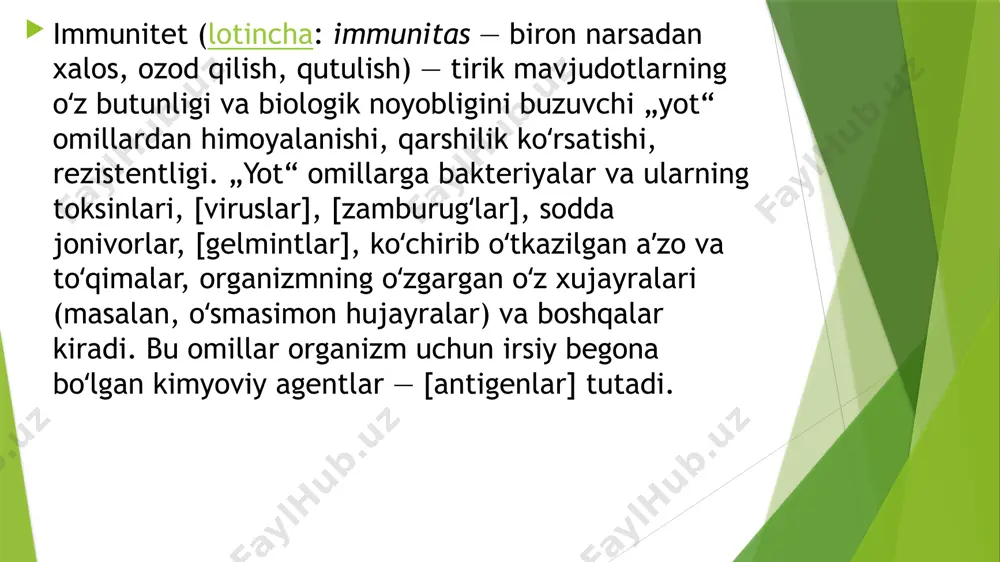 kanserogen agentlar va ularning hujayralar bilan uzaro tasiri usma immunitet - Page 5