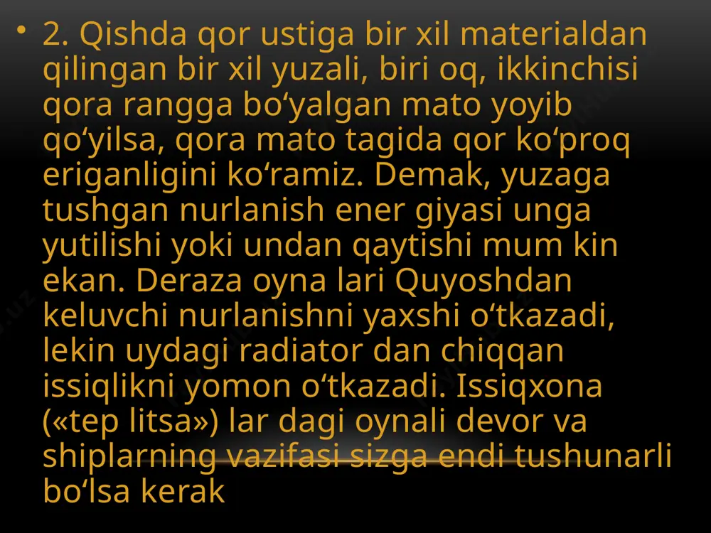 nurlanish va issiqlik uzatilishi - Page 3