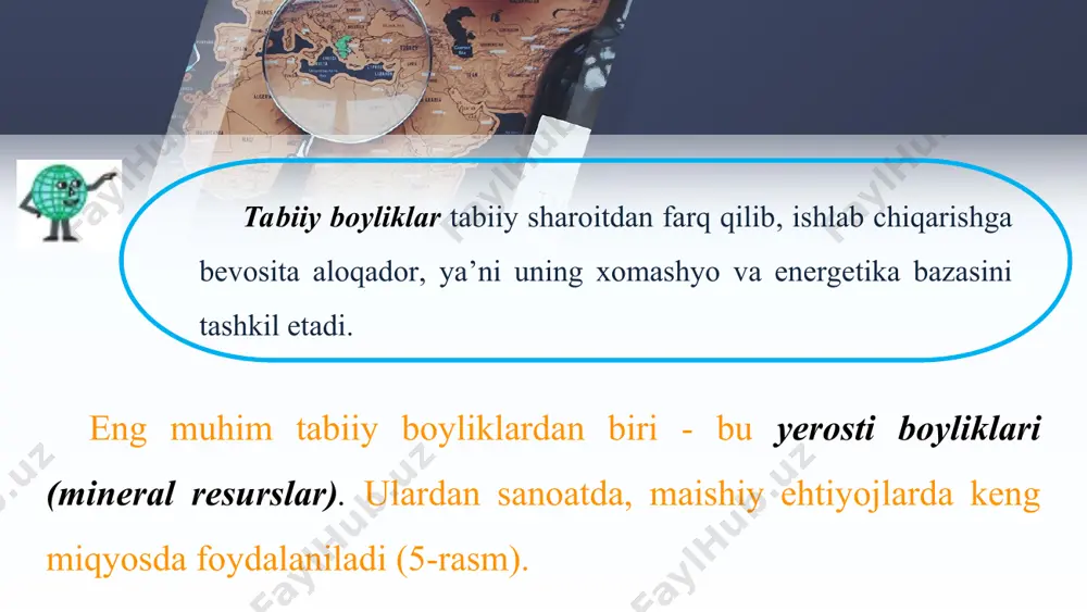 o‘zbekistonning tabiiy sharoiti va tabiiy boyliklari 8-sinf - Page 5