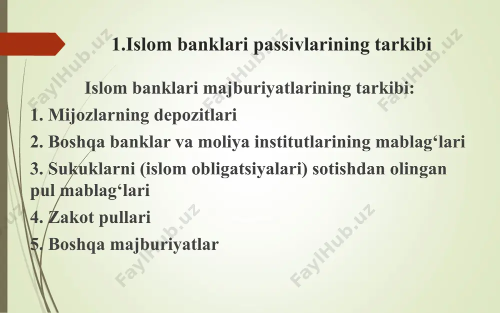 islom banklarining passiv operasiyalari - Page 4