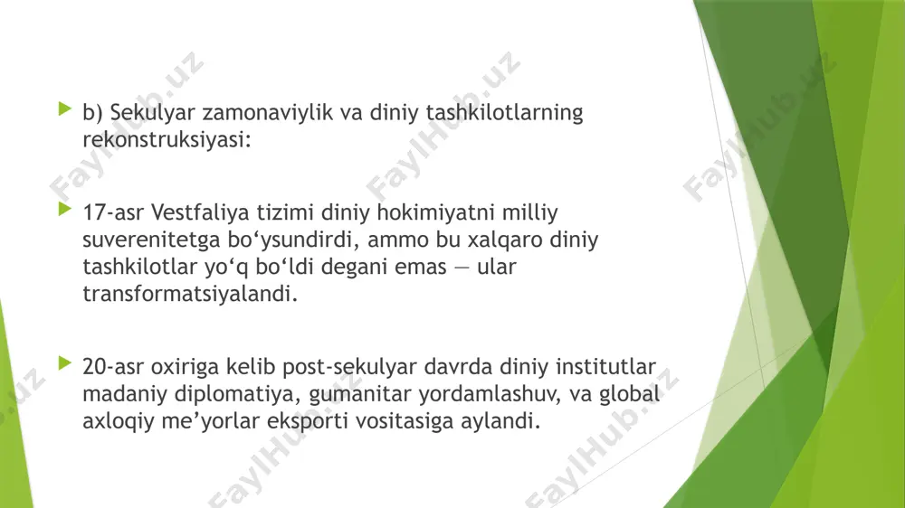 omonov yashnarbekning dinshinoslik fanidan tayorlagan slayti - Page 3