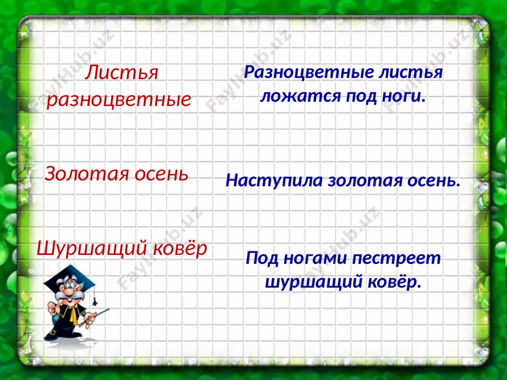 зимою о лете напомнит кукушка в лесу. (с. маршак) в лесу над росистой поляной кукушка встречает рассвет. в тиши её голос стеклянный звучал, как вопрос и ответ. и память об этом рассвете я в город с собой унесу. пускай мне зимою о лете напомнит кукушка в лесу. (с. маршак) в лесу над росистой поляной кукушка встречает рассвет. в тиши её голос стеклянный звучал, как вопрос и ответ. и память об этом рассвете я в город с собой унесу. пускай мне зимою о лете напомнит кукушка в лесу. (с. маршак) в лесу над росистой поляной кукушка встречает рассвет. в тиши её голос стеклянный звучал, как вопрос и ответ. и память об этом рассвете я в город с собой унесу. пускай мне зимою о лете напомнит кукушка в лесу. (с. маршак) веришь не веришь верите ли вы, что в предложении есть главные и второстепенные члены. главные члены- это подлежащее и сказуемое. подлежащее …