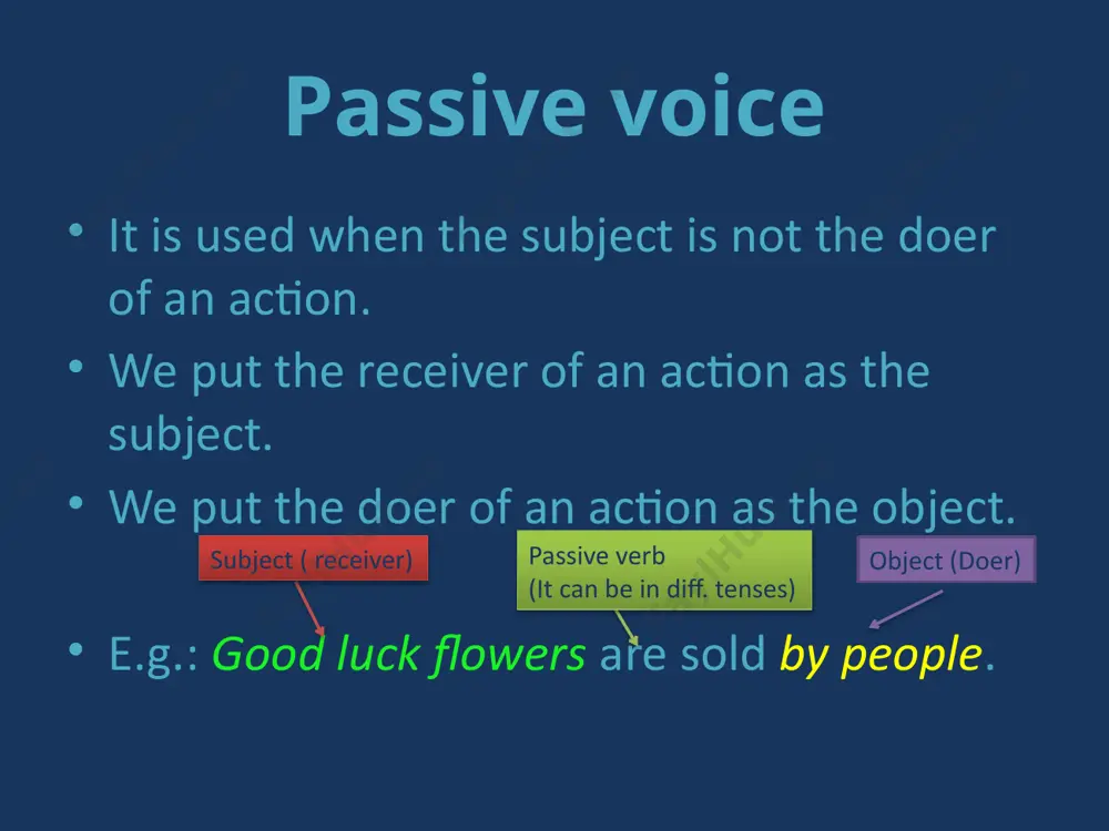 active voice and passive voice - Page 3