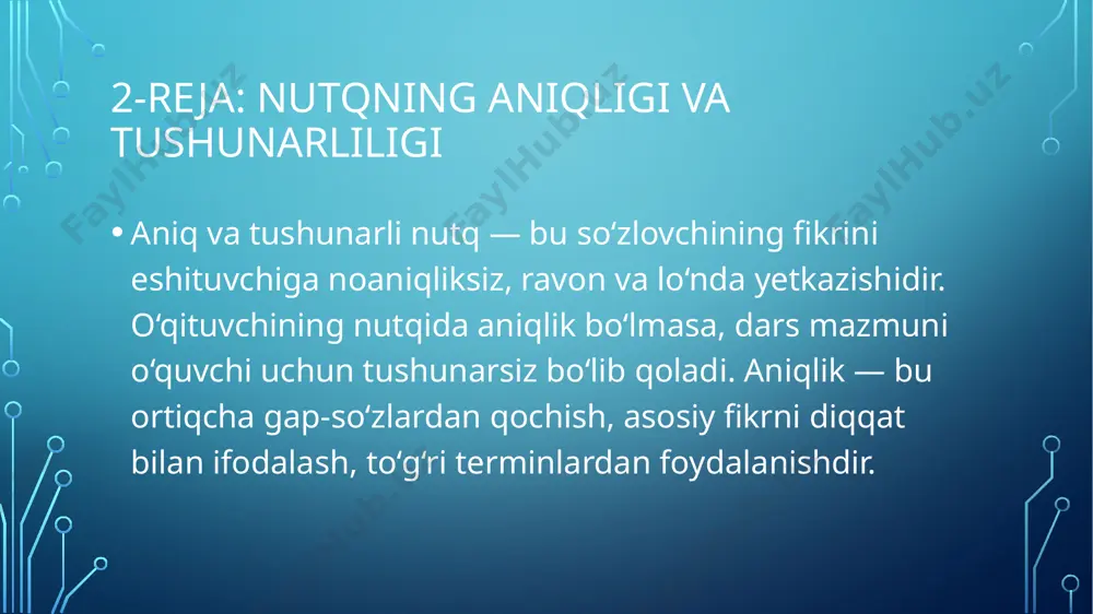 nutqning asosiy xususiyatlari - Page 5