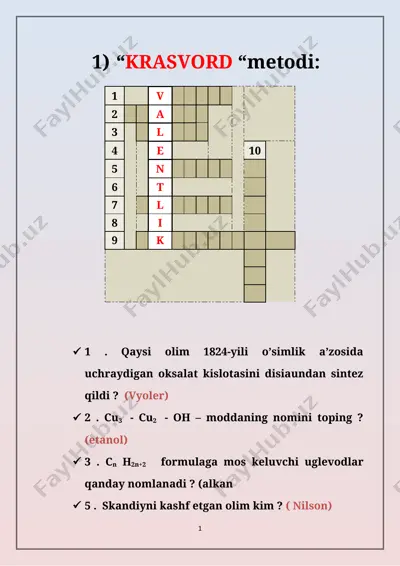 krasvord “metodi” — DOCX