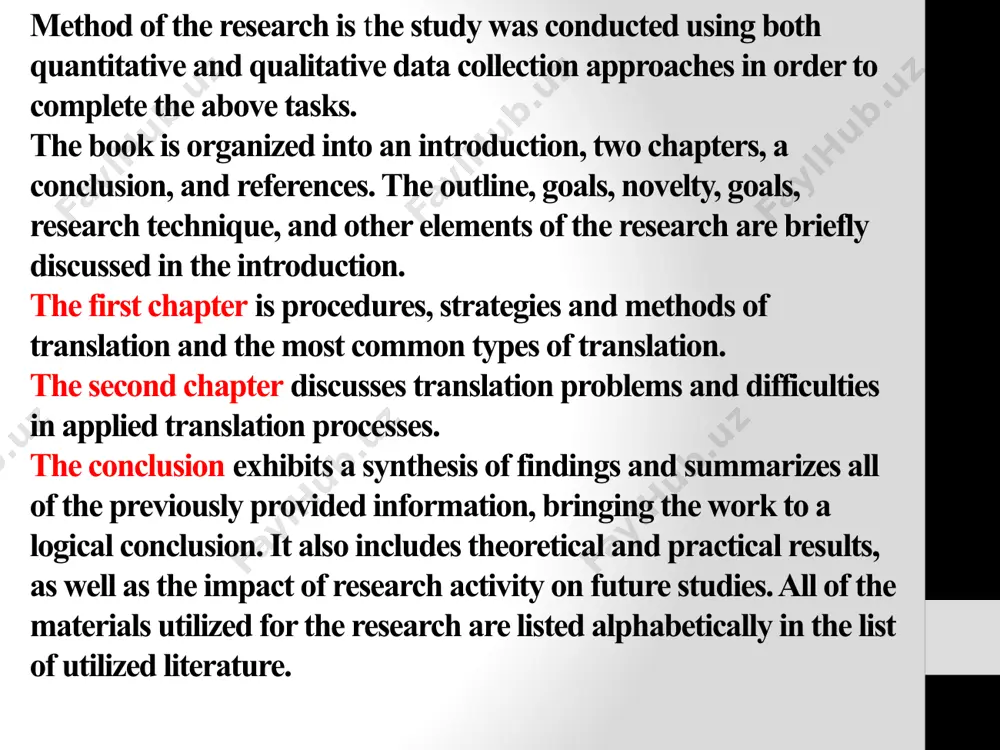 (p. 167) • hit a knife to yourself firstly, then if it is not painful, hit it to the other one. (p.15) conclusion to summarize the issue, a translator is expected to have extensive knowledge of the grammatical rules of the target language at the grammatical level. to be honest, a translator does not need to know the grammar of the language for the sake of translation; rather, he should be familiar with the close grammar of the two languages involved in the translation, as well as the similarities and differences between them. the translator should be able to distinguish between mandatory and optional structures in the target language. the analysis of translation difficulties and problems encountered during the translation enabled us to gain a better understanding of our source text, including the translation difficulties specific to the text's nature, as well as to identify our own text translation difficulties, …