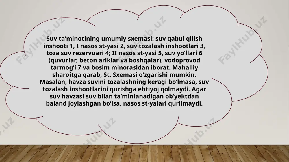suv ta’minoti tizimining umumiy tushunchasi va ularning ishlash tarzi - Page 4