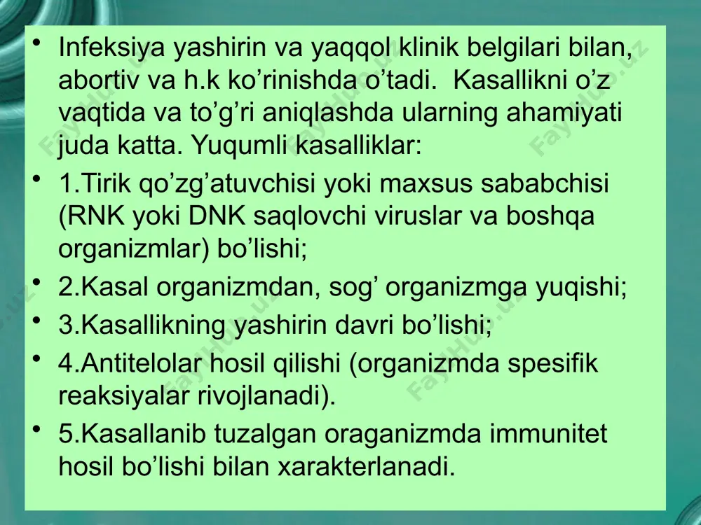 h, aksirish vaqtida balg’am va sulak tomchilari bilan birga tashqi muxitga tushadi. odam mana shu quzg’atuvchilar bilan ifloslangan xavoni nafasiga oladigan bo’lsa kasallik yuqib qoladi. image9.jpeg image10.jpeg image11.jpeg image12.jpeg image13.jpeg image14.jpeg image1.jpeg image2.jpeg image3.jpeg image4.jpeg image5.jpeg image6.jpeg image7.jpeg image8.jpeg viral infection /docprops/thumbnail.jpeg