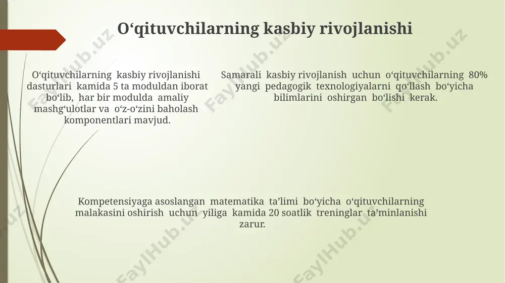 boshlang'ich sinflarda matematika o'qitishda kompetensiyaviy yondashuv. o'quv dasturi tahlili - Page 5