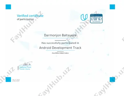 android development track — PDF