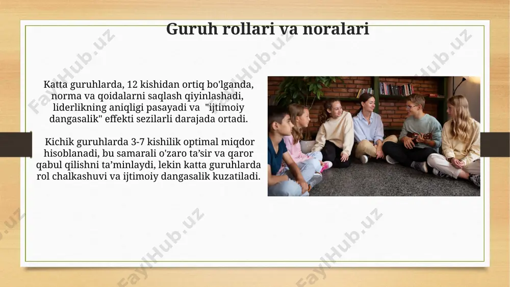 kichik va katta guruhlar psixalogiyasi - Page 5