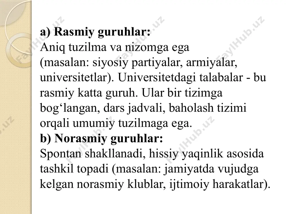 katta ijtimoiy guruhlar psixologiyasi - Page 5
