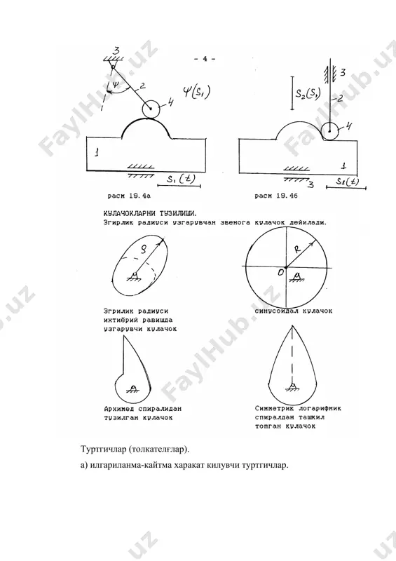 кулачокли механизмларни кинематик анализи - Page 5