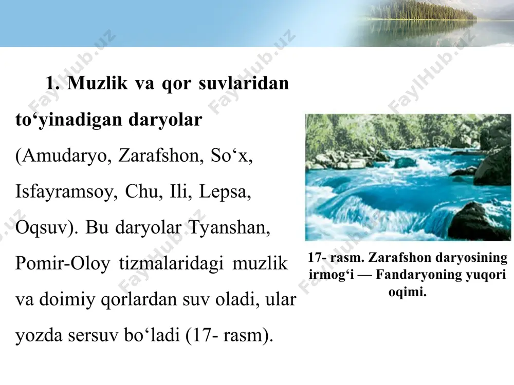 o‘rta osiyo daryolari 7-sinf - Page 3