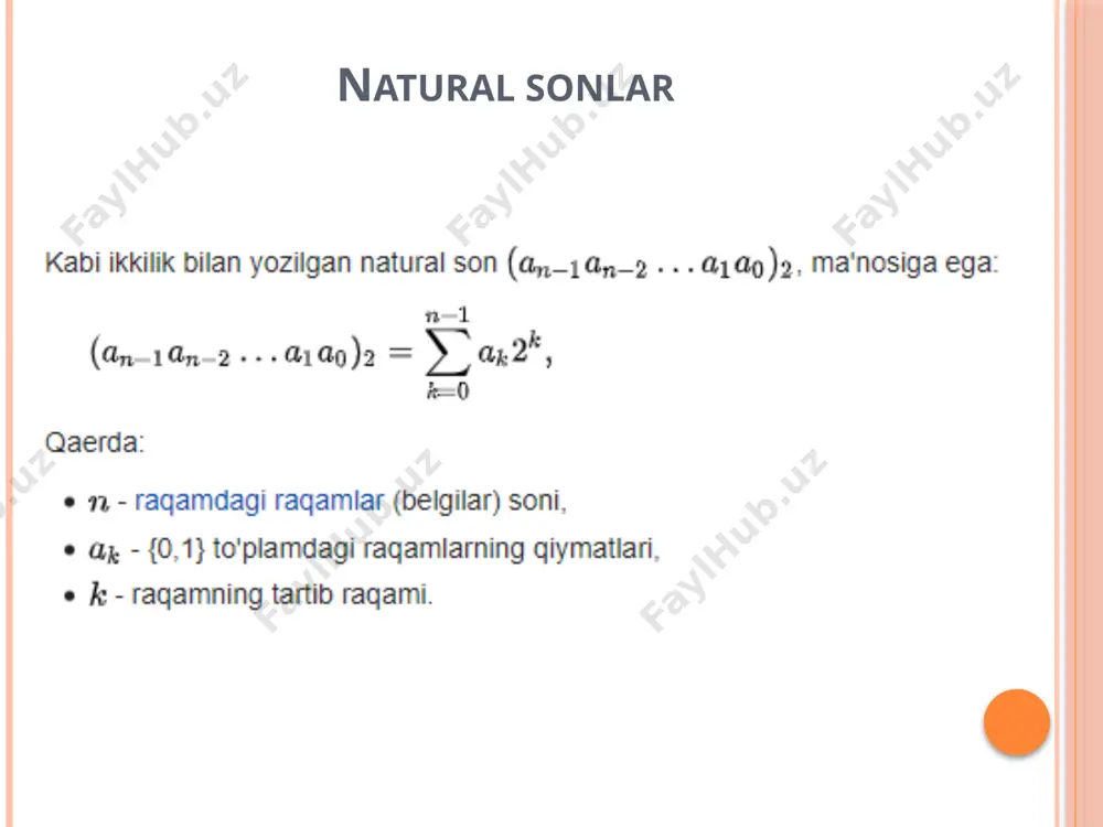 ikkilik sanoq sistemasining tatbiqi - Page 4