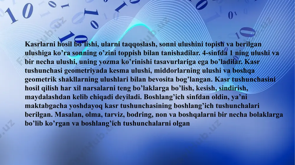 kasr tushunchasi bilan tanishtirish metodikasi - Page 4