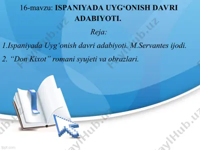 ispaniyada uyg‘onish davri adabiyoti — PPT