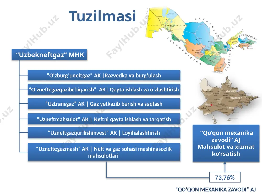 liyaviy-iqtisodiy ko’rsatkichlar 2010-2014 yillar ishlab chiqarish tizimi germaniya, shvetsiya, italiya, aqsh va boshqa davlatlarda ishlab chiqarilgan dastgohlar bilan modernizatsiya qilinishi natijasida korxona ishlab chiqarish xajmi 1999 – yildan beri qariyb 40 barobarga oshdi. . jumladan: aktiv o’sishi qariyb 9 barobarni, o’z mablag’lari manbalari o’sish darajasi qariyb 10 barobarni tashkil qilmoqda. “qo‘qon mexanika zavodi” aj ilg’or texnologiyalarni o’zlashtirishga ustivor e’tibor berish va standartlar hamda buyurtmachilar talablariga mos keladigan yuqori sifatli, raqobatdosh mahsulotlar ishlab chiqarish ishlab chiqarish xajmlarini ortirib borish va yangi turdagi mahsulot turlarini o’zlashtirish hisobidan korxonaning muntazam muvozanatli olishini ta’minlash barcha darajadagi hodimlarni kasbiy mahoratini to’xtovsiz oshirib borish va ularni korxona faoliyatida yanada rivojlantirish maqsadlaridagi ishtiroklarini faollashtirish. strategik maqsadlar “qo‘qon mexanika zavodi” aj image1.png image2.jpeg image3.jpeg image4.jpeg image5.png image6.png image7.jpeg image8.jpeg image9.jpeg image18.jpeg image19.jpeg image20.jpeg image21.jpeg image10.jpeg image11.png image12.png image13.png image14.png image15.png image16.png image17.png image22.png image23.png image24.png image25.jpeg oleobject1.bin image26.emf oleobject2.bin image27.emf oleobject3.bin image28.png oleobject4.bin image29.png oleobject5.bin image30.png oleobject6.bin image31.png …