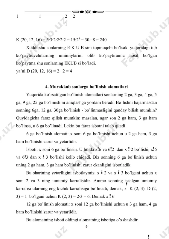 i”, o’quv qo’llanma, toshkent, “o’qituvchi”-1995 yil. 6. p.azimov, h.sherboyev, sh.mirhamidov, a.karimova “matematika”, o’quv qo’llanma, toshkent, “o’qituvchi”-1992 yil. 7. j. ikromov “maktab matematika tili”, toshkent, “o’qituvchi”-1992 yil. 8. p.p.stoylova, n.ya.vilenin “seliye neotritsatelniye chisla”, moskva, “prosvesheniya”-1986 y 9. a.m.pishkalo, p.p.stoylova “sbornik sadach po matematike”, moskva, “prosvesheniya”-1979 y. 10. t.yoqubov, s.kallibekov “matematik mantiq elementlari”, toshkent, “o’qituvchi”-1996 yil. 11. t.yoqubov “matematik mantiq elementlari”, toshkent, “o’qituvchi”-1983 y. 12. www.ziyonet.uz page 9 _1063790372.unknown