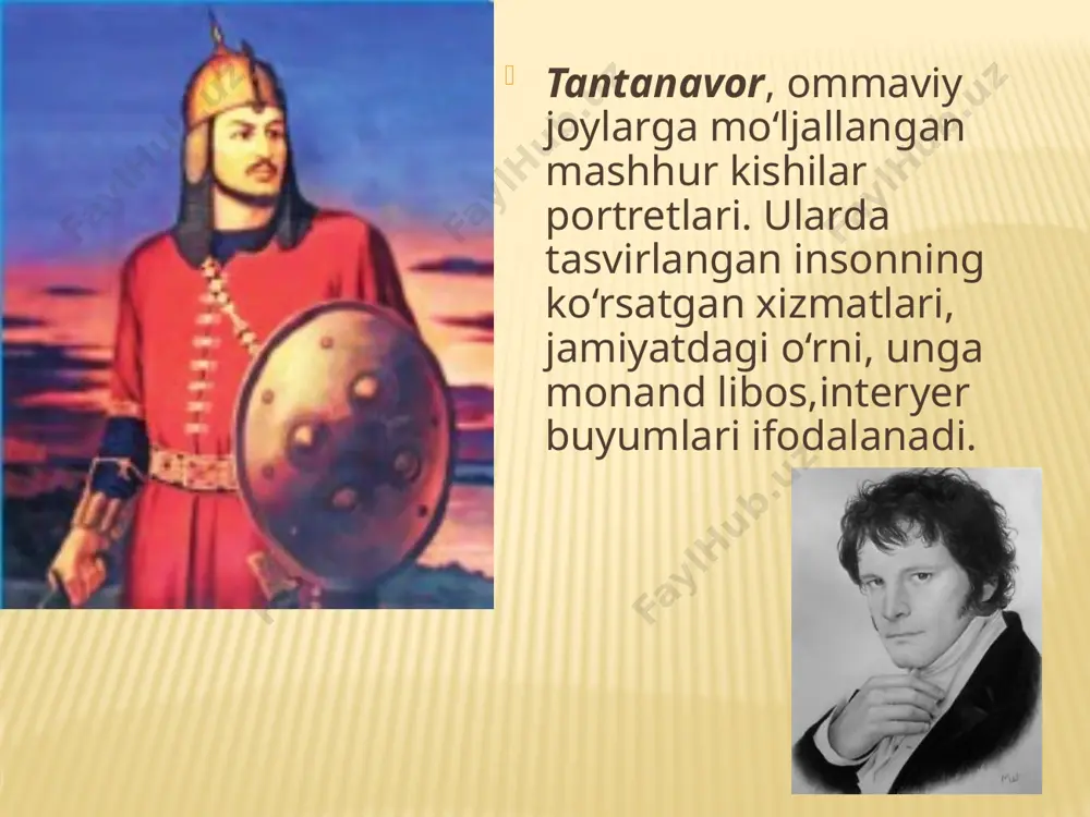«men sevgan qahramon» mavzusida portret ishlash. 4- sinf - Page 5