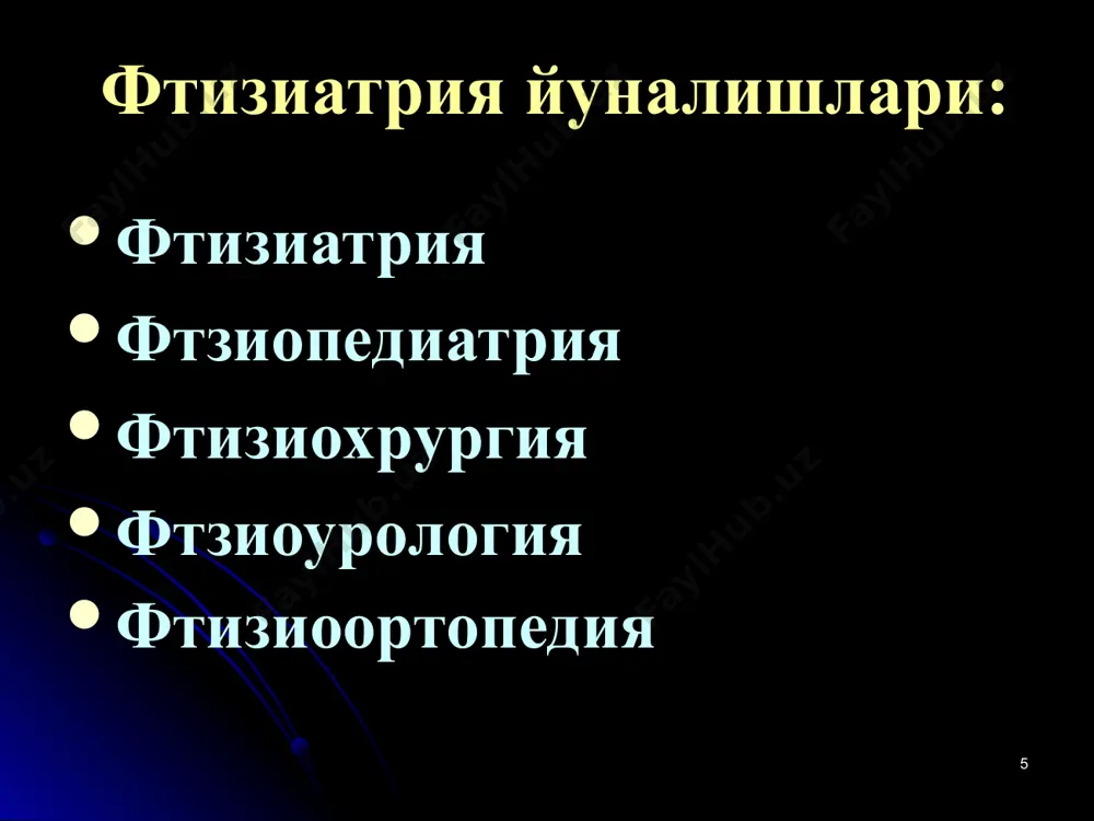 туберкулез касаллиги ҳақида таълимот - Page 5