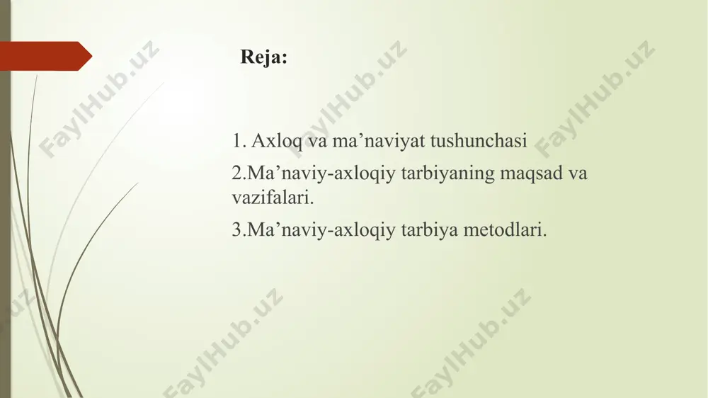 di. axloqning asosiy qirralari (tamoyillari) - birdamlik (shaxsiy manfaatlarning umumiylikning yuqori ko‘rinishi sifatidagi ijtimoiylikka bo‘ysundirilishi) va insonparvarlik (shaxsga o‘zgacha qadriyat va yakuniy maqsad sifatida munosabatda bo'lish). axloqiy ongning o‘ziga xos tushunchalari sifatida yaxshilik va yomonlik, burch, vijdon, sha’n, qadr-qimmat kabilarni keltirib o'tish mumkin. yuqorida aytilganlarni e’tiborga olib, axloqning, jamiyat a’zolarming faoliyatiga yo'nalganligi va uni boshqarilishi ma’nosida, faoliyatli tavsifni ko‘rsatib o‘tish to‘gri bo‘ladi. axloqiy me’yorlar har bir inson va jamiyat uyg‘unlikda mavjud bo‘la olishiga intilgan kishilik jamiyatining ko‘p asrlik tajribasi natijasidir. insoniyat hamisha eng muhim maqsadlardan biri sifatida kishilarning hamkorlikdagi yashashida uyg‘unlikka intilib kelgan. axloq me’yorlari insonning yaxshilik va yomonlikni chegaralash, ezgulik nima ekanini aniqlashga intilishlari natijasida yuzaga kelgan. axloq me’yor va qadriyatlardan iborat. axloqning uchinchi elementi ideallarni esa, shaxs o‘zida tarkib toptirishni xohlagan me’yor va sifatlar tarzida ajratib ko‘rsatish mumkin. me’yor - bir turdagi xulq-atvor, takrorlanadigan vaziyat, talab, standart, taqlid uchun misol, ijtimoiy fikr, did, qoida, urf-odat shaklidagi namuna. me’yorlar …