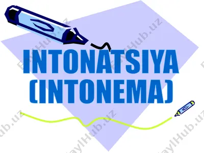 intonatsiya — PPTX