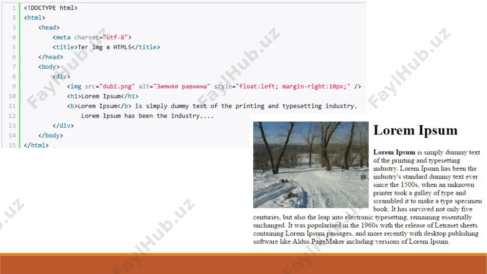 html5 da matnni formatlash - Page 4