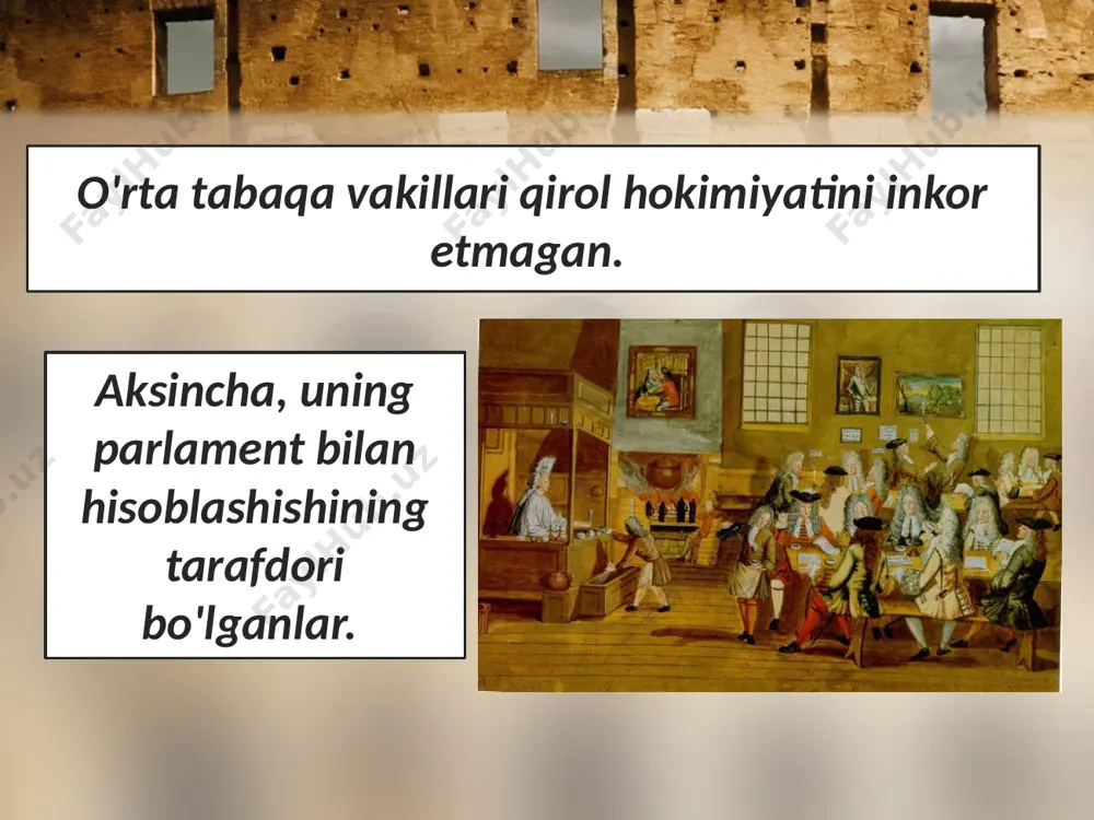 angliyada burjua inqilobining boshlanishi. 8- sinf - Page 5
