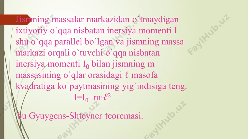 qattiq jism aylanma harakat dinamikasi - Page 5