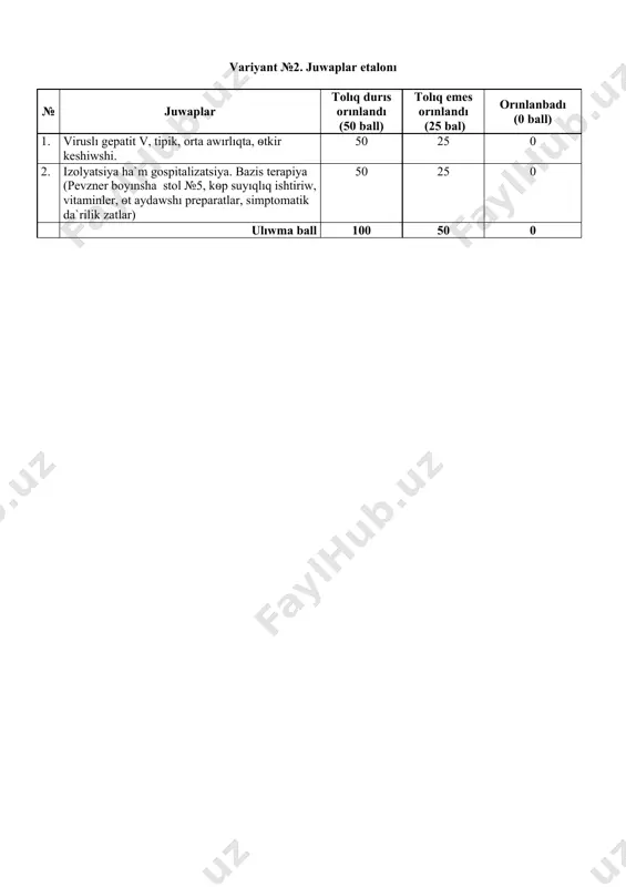 viruslı gepatit a, tipik, orta awırlıqta, ѳtkir keshiwi - Page 4