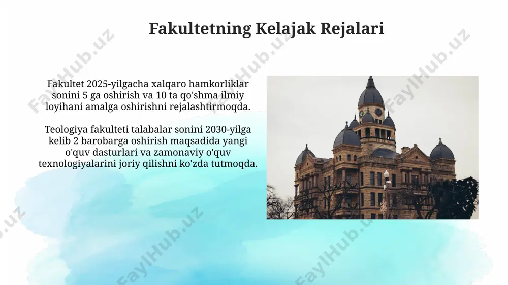bursa universiteti teologiya fakulteti haqida taqdimot - Page 3