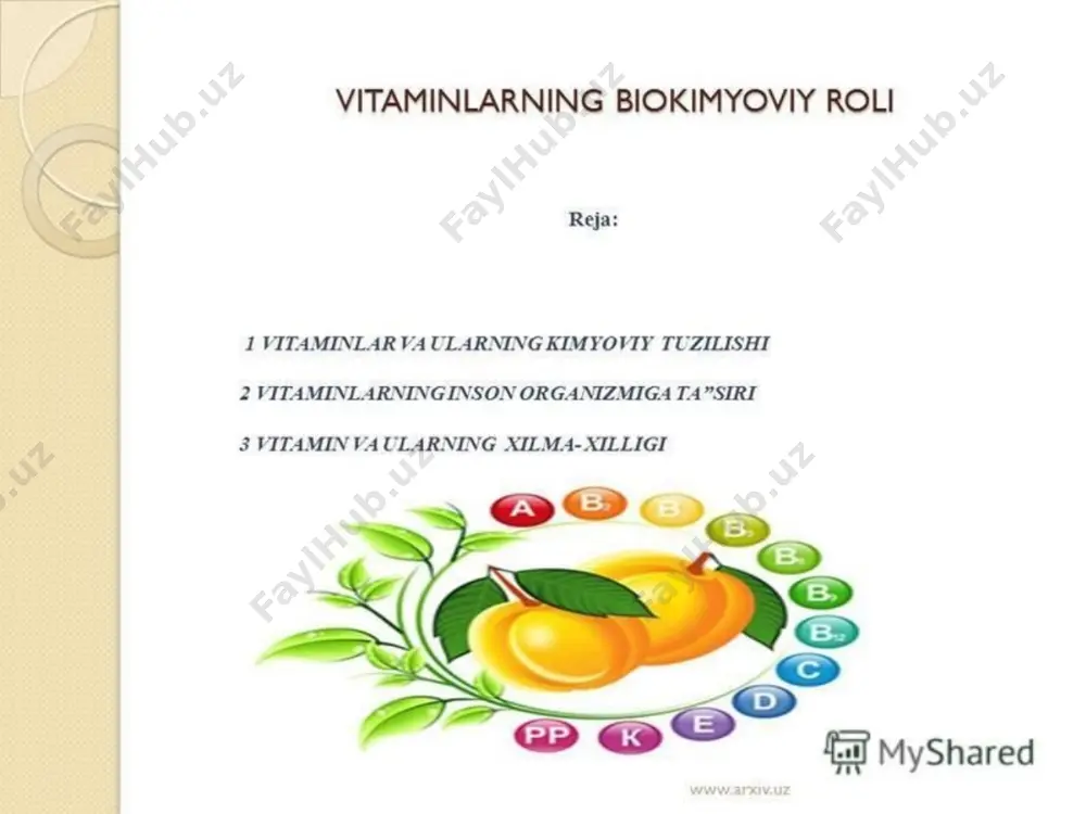 vitaminlarning biokimyoviy roli - Page 2