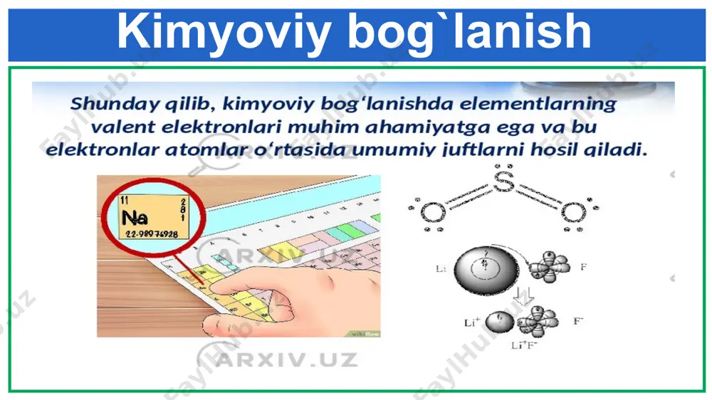 kimyoviy bog`lanish va elementlarning nisbiy elektromanfiyligi - Page 4